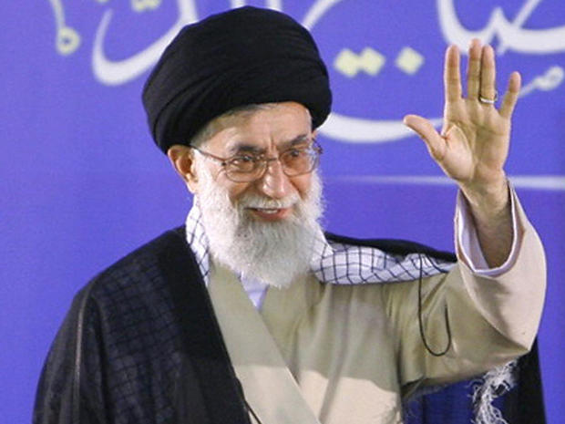Iran's supreme leader Ayatollah Ali Khamenei 