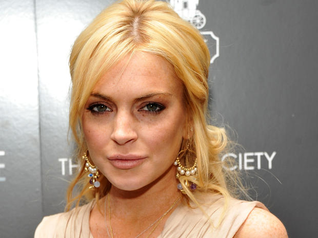 Lindsay Lohan at the Cinema Society &amp;amp; Coach screening of "Source Code"  on March 31, 2011, in New York. 