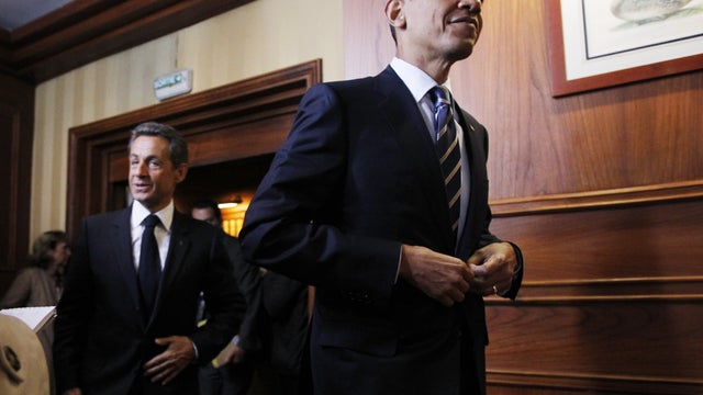 President Obama and French President Nicolas Sarkozy 