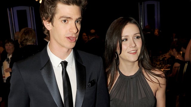Andrew Garfield and Shannon Woodward attend the cocktail reception during the 17th Annual Screen Actors Guild Awards at the Shrine Auditorium, Jan. 30, 2011, in Los Angeles. 