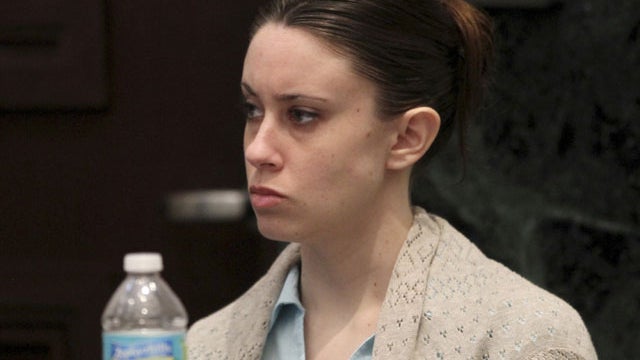 Casey Anthony stares after a spectator interrupts during jury selection in her trial at the Pinellas County Criminal Justice Center in Clearwater, Fla. Friday, May 20, 2011. Anthony is accused of killing her 2-year-old daughter Caylee in 2008. (AP Photo/G 