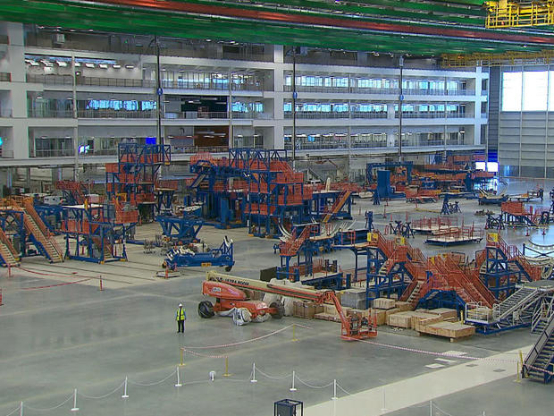 When production starts on the 787 Dreamliner in this massive building next month, at least 1,000 jobs will be added to the economy in South Carolina.   