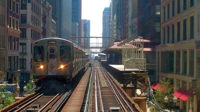 U.S.-CHICAGO-CRRC-RAILCARS-IN-SERVICE TESTING 