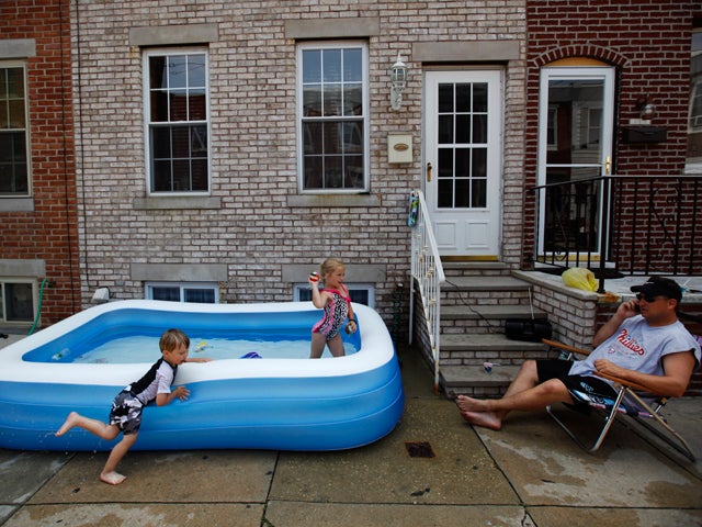 wading pool on street 