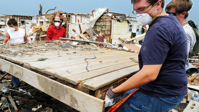 Joplin, Missouri tornado clean-up 