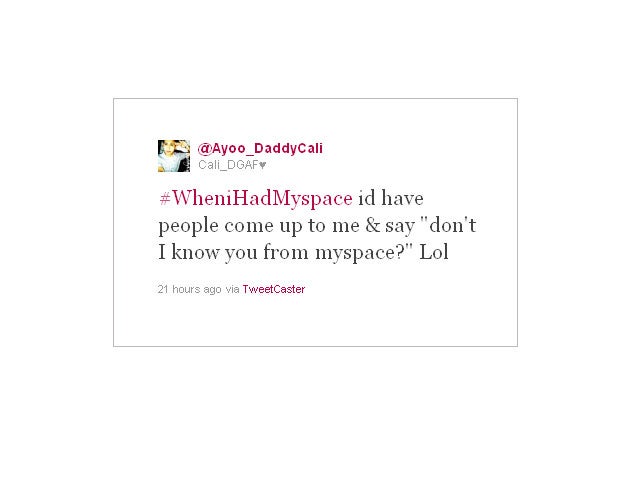 20 funny "when I had Myspace" tweets  