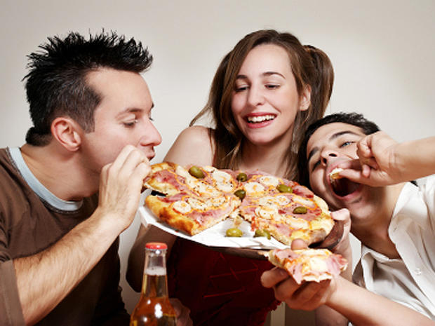 TRUE OR FALSE: Eating beforehand lets you drink more without becoming drunk 