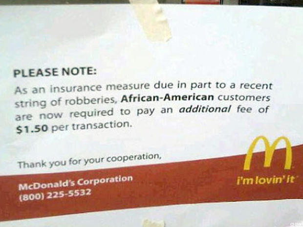 McDonald's hoax photo 