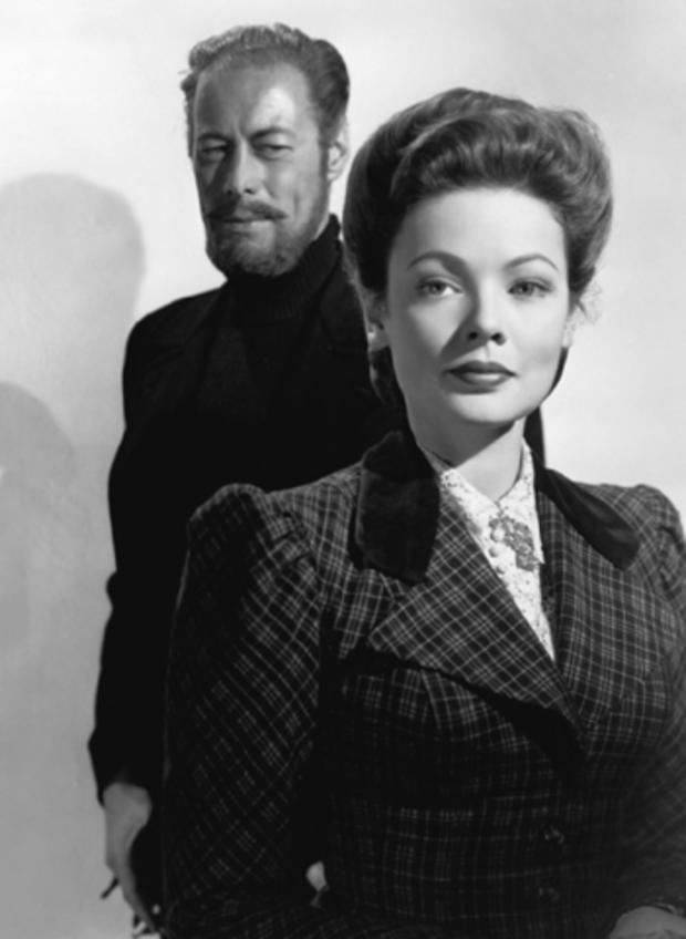 Gene Tierney and Rex Harrison in "The Ghost and Mrs. Muir"  