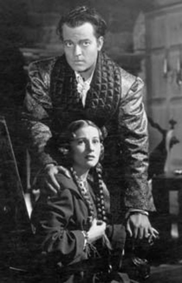 Orson Welles and Joan Fontaine in "Jane Eyre" 