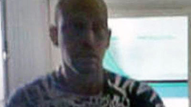 Image from a cell phone video shot by the victim shows the rape and robbery suspect.  