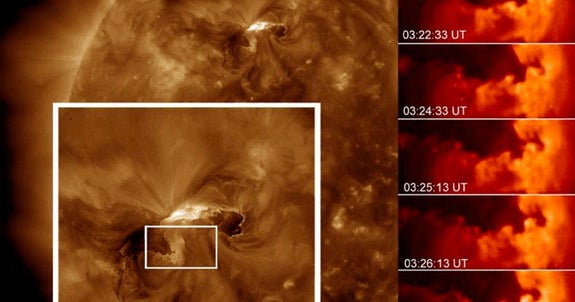 Giant waves of supersonic plasma found on sun - CBS News