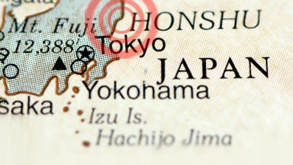 Earthquake in Honshu, Japan 