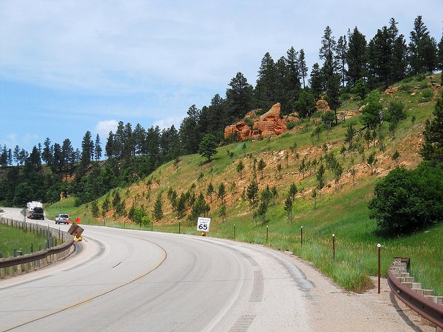 wyoming, road, highway 