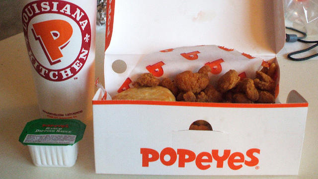 popeyes, fast food 