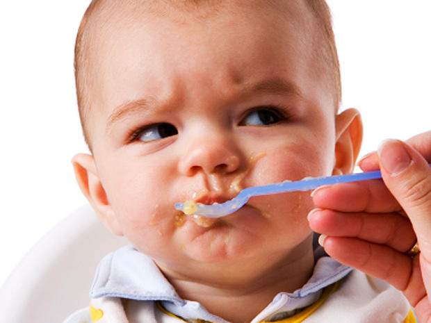angry, baby, feeding, indignant, facial expression, stock, 4x3 