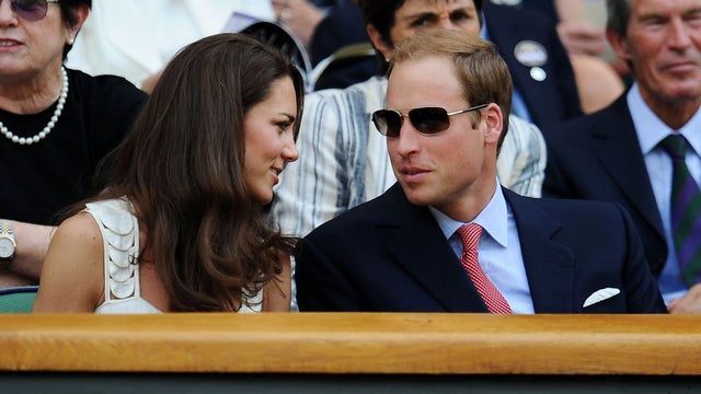 William and Kate attend Wimbledon match 