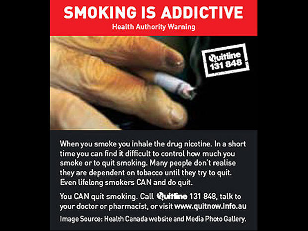 australian government tobacco label, philip morris, big tobbaco 