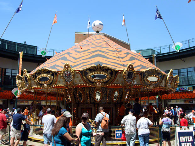 Comerica Park merry-go-round 