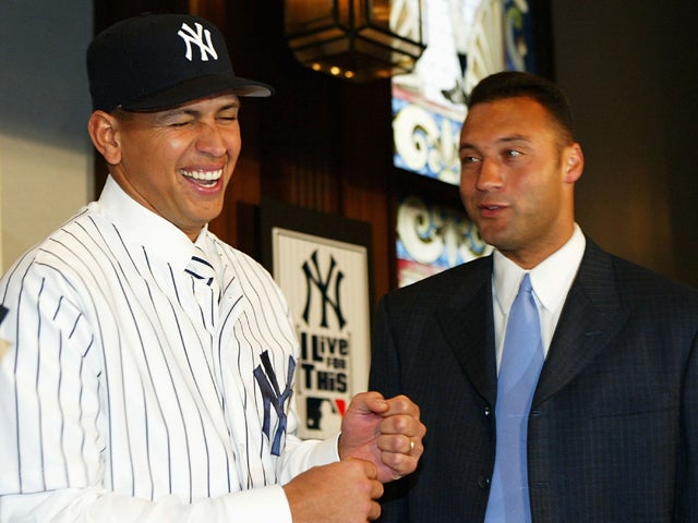 Alex Rodriguez and Derek Jeter 