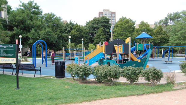 Berger Park Playground - Chicago Condos 
