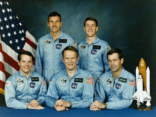 Atlantis' first flight crew 