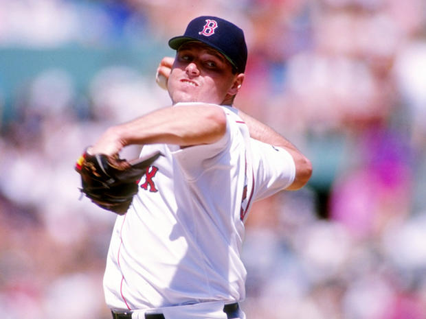 Roger Clemens of the Boston Red Sox 