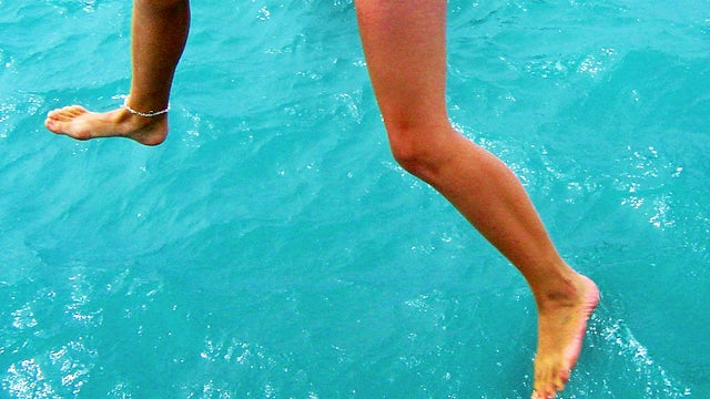 jumping in water, swimming, risk, jump, summer, courage, danger, adventure 