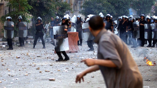 Egypt riot police 