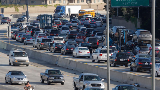 Traffic on Interstate 405  