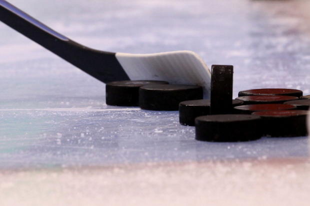 Hockey stick pucks 