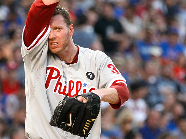 Roy Halladay left the game because of the heat 