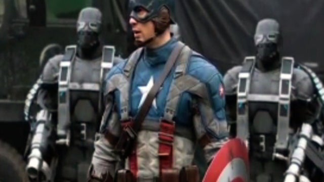 Stars Brave The Hollywood Heat For "Captain America" Premiere 