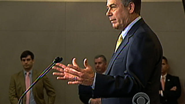 Boehner walks way from debt talks 