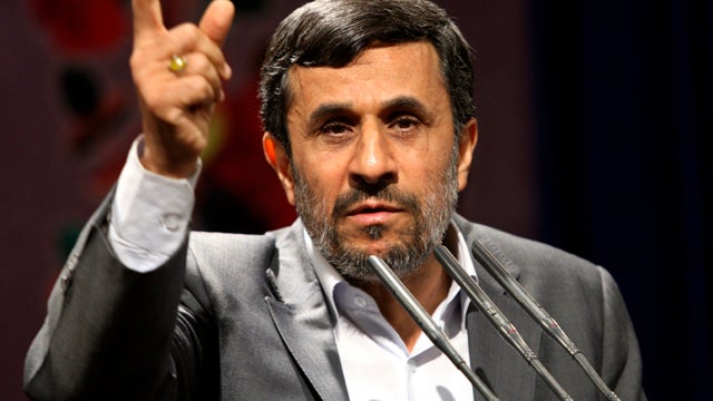 Iranian President Mahmoud Ahmadinejad 