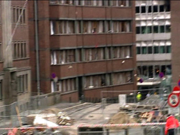 Explosion in Oslo Norway 