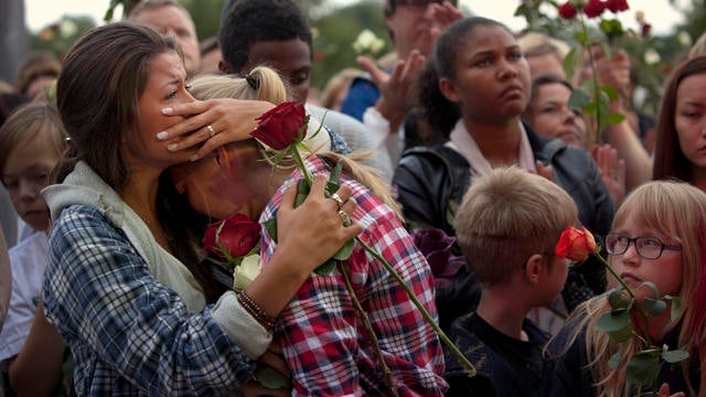 Vigil Held After Twin Attacks 