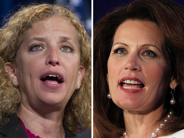 Debbie Wasserman Schultz and Michele Bachmann 