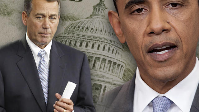 U.S. House Speaker John Boehner and President Barack Obama 