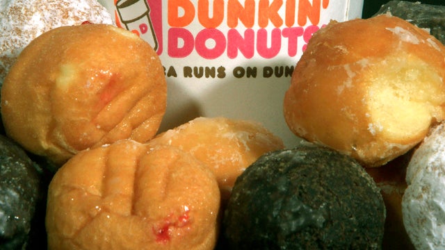 Dunkin' Donuts products are displayed July 27, 2011, in Montpelier, Vt. 