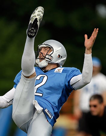 Detroit Lions punter Nick Harris  