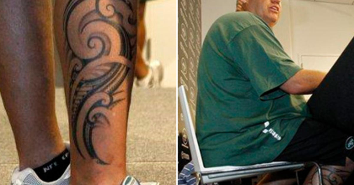 Rex Ryan Admits That Unusual Tattoo Of Wife In Sanchez Jersey Is Real  CBS  New York