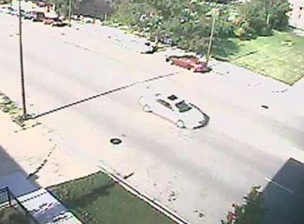 White Car Near Scene Of Boy's Shooting 