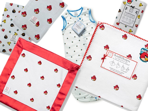 Angry Birds baby blankets 