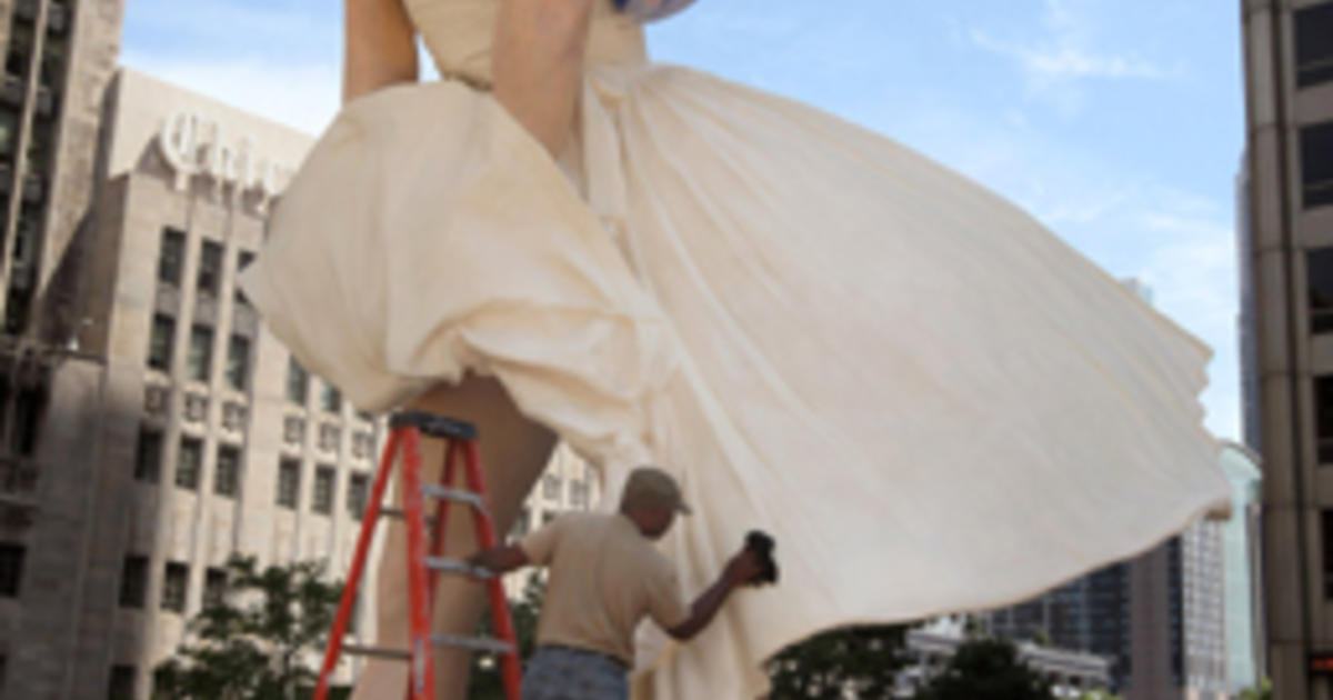 Backlash hits giant Marilyn Monroe statue for 'forcing upskirting