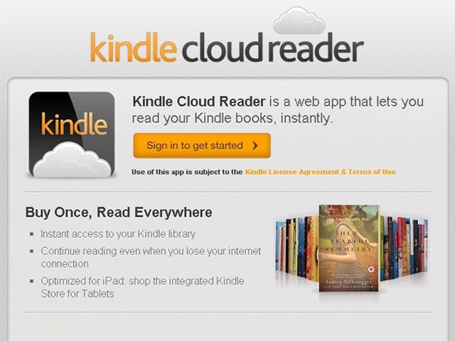 Amazon launches webbased Kindle cloud reader app gets around Apple