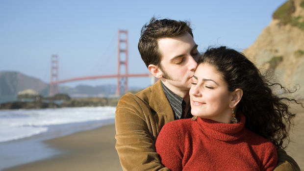 Top 10 cities with the most romantic men 