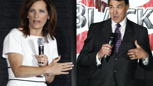 Michele Bachmann, Rick Perry 