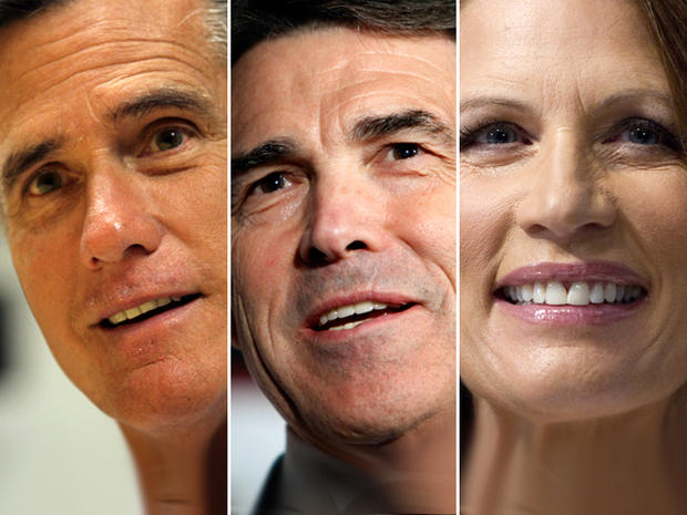 Romney, Perry, Bachmann 
