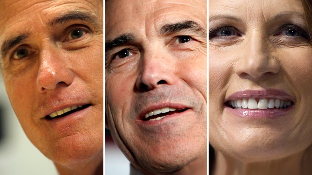 Romney, Perry, Bachmann 
